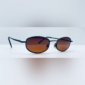 Vintage Boulevard 4123 Gray Oval Sunglasses Frames Only